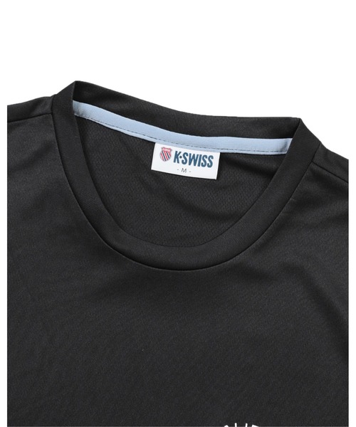 K-SWISS(ケースイス)の「【K-SWISS/ケースイス】ハニカムサークルプリントTシャツ(Tシャツ/カットソー・レディース・グレー/チャコールグレー/ブラック・MEDIUM/LARGE/X-LARGE)」の12枚目の写真