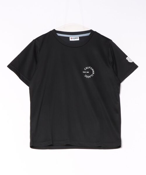 K-SWISS(ケースイス)の「【K-SWISS/ケースイス】ハニカムサークルプリントTシャツ(Tシャツ/カットソー・レディース・グレー/チャコールグレー/ブラック・MEDIUM/LARGE/X-LARGE)」の14枚目の写真
