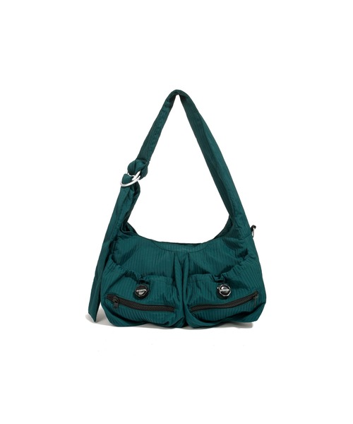 OFFWINTER(オフウィンター)の「【OFFWINTER】ワッシャー 2WAY Hobo ショルダーバッグ(S)(ショルダーバッグ・メンズ・ダークカーキ/ブルー/グリーン・SMALL)」の4枚目の写真