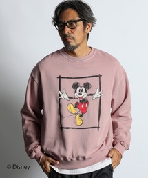 The DUFFER of ST.GEORGE(�U�_�t�@�[�I�u�Z���g�W���[�W)�́yWEB����A�C�e���z��Mickey Mouse�� CREW SWEAT�F<�~�b�L�[�}�E�X> �N���[�X�E�F�b�g(�X�E�F�b�g)
