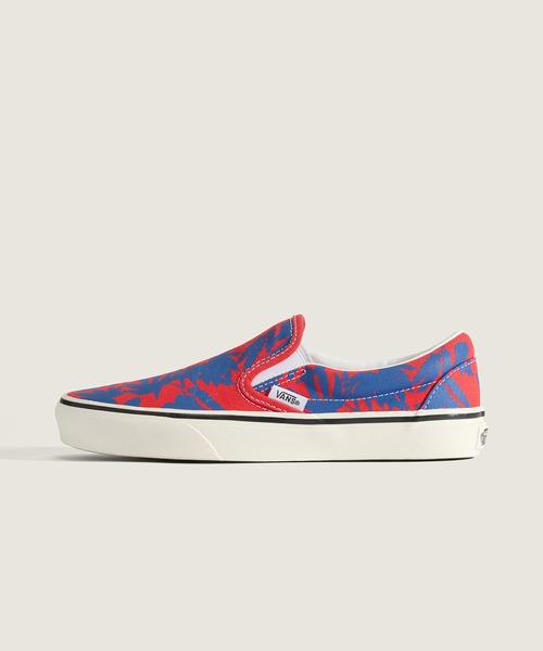 VANS(バンズ)の「クラシック スリッポン / Classic Slip-On Archive MULTI VN000D6YCYL1(スリッポン・メンズ・レッド・7/8.5/9/9.5/10/4.5/5/6/6.5)」の1枚目の写真