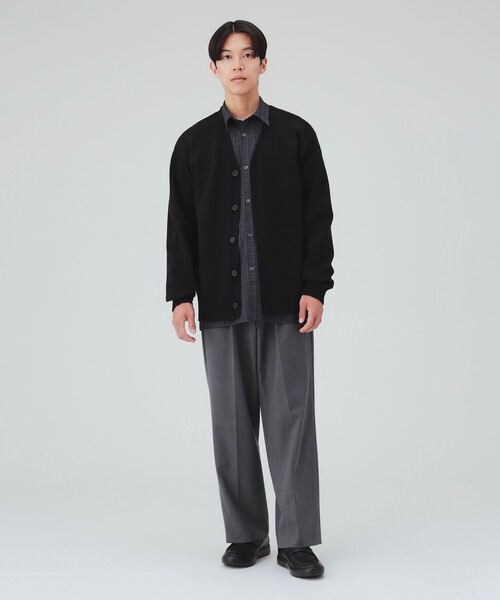 BEAMS HEART（ビームスハート）の「ニットカーディガン（ニット/セーター・メンズ・ダークブラウン/ブラック・SMALL/MEDIUM/LARGE/X-LARGE）」の3枚目の写真