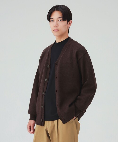 BEAMS HEART（ビームスハート）の「ニットカーディガン（ニット/セーター・メンズ・ダークブラウン/ブラック・SMALL/MEDIUM/LARGE/X-LARGE）」の8枚目の写真