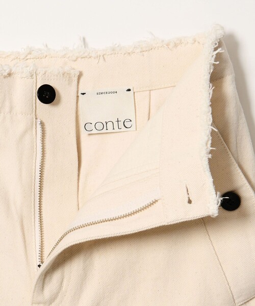 conte(コンテ)の「<conte>コットン フラップポケットパンツ(その他パンツ・レディース・ナチュラル・36/38)」の10枚目の写真