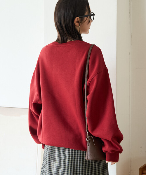 FREAK'S STORE(フリークスストア)の「限定展開 Columbia × FREAK'S STORE/コロンビア 別注W IMPERIAL PARK SWEAT CREW/ウィメンズ インペリアル パーク スウェット クルー(スウェット・レディース・ブラック/その他1/ライトグレー/ネイビー/ワイン・フリ-)」の17枚目の写真