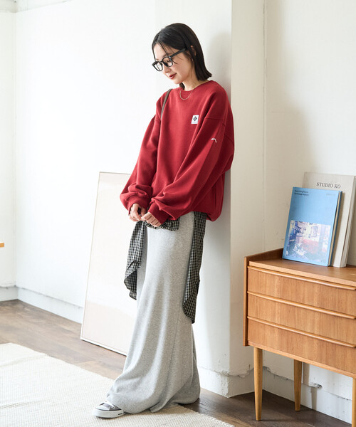 FREAK'S STORE(フリークスストア)の「限定展開 Columbia × FREAK'S STORE/コロンビア 別注W IMPERIAL PARK SWEAT CREW/ウィメンズ インペリアル パーク スウェット クルー(スウェット・レディース・ブラック/その他1/ライトグレー/ネイビー/ワイン・フリ-)」の18枚目の写真