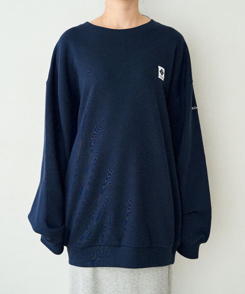 FREAK'S STORE(フリークスストア)の「限定展開 Columbia × FREAK'S STORE/コロンビア 別注W IMPERIAL PARK SWEAT CREW/ウィメンズ インペリアル パーク スウェット クルー(スウェット・レディース・ブラック/その他1/ライトグレー/ネイビー/ワイン・フリ-)」の20枚目の写真