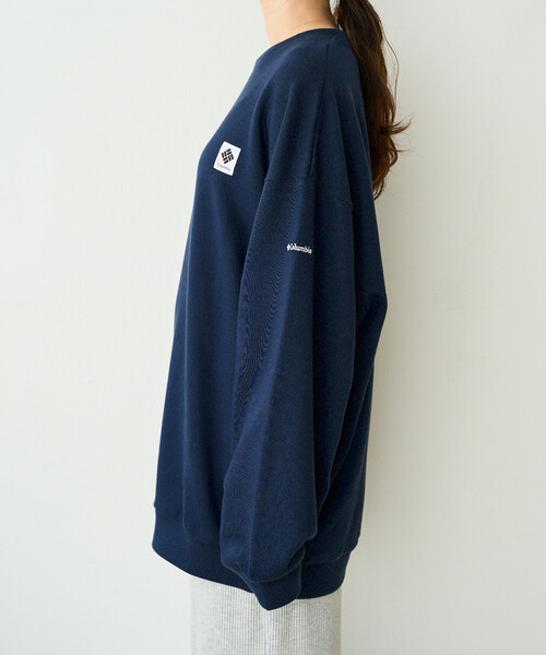 FREAK'S STORE(フリークスストア)の「限定展開 Columbia × FREAK'S STORE/コロンビア 別注W IMPERIAL PARK SWEAT CREW/ウィメンズ インペリアル パーク スウェット クルー(スウェット・レディース・ブラック/その他1/ライトグレー/ネイビー/ワイン・フリ-)」の21枚目の写真