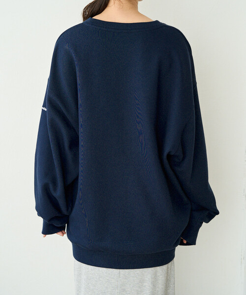 FREAK'S STORE(フリークスストア)の「限定展開 Columbia × FREAK'S STORE/コロンビア 別注W IMPERIAL PARK SWEAT CREW/ウィメンズ インペリアル パーク スウェット クルー(スウェット・レディース・ブラック/その他1/ライトグレー/ネイビー/ワイン・フリ-)」の12枚目の写真
