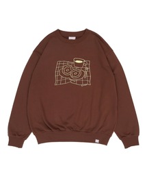 ドーナツ刺繍スウェット