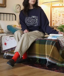 Snoozie（スヌージー）の「ドーナツ刺繍スウェット（スウェット）」