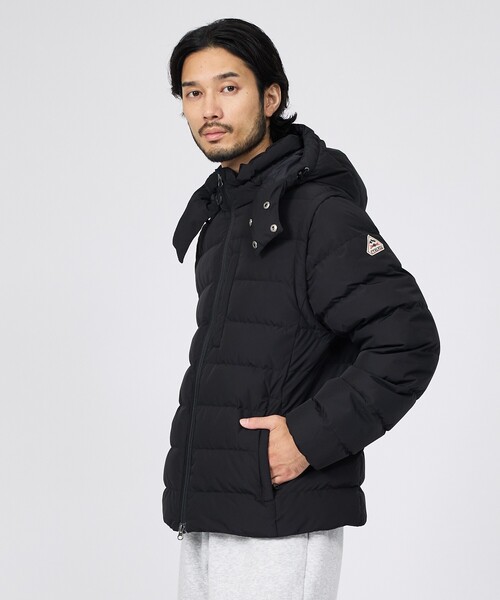 Pyrenex(ピレネックス)の「【PYRENEX / ピレネックス】HMAA001 / ENCANTATS / アンカンタ / 2WAY デタッチャブル ダウンジャケット / ダウンベスト / ユニセックス(ダウンジャケット/コート・メンズ・ブラック/ダークネイビー/カーキ・S/M/L/XL)」の1枚目の写真