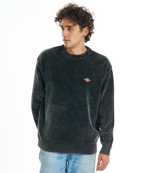 BILLABONG(ビラボン)の「BILLABONG メンズ WAVE WASHED CREW【2026年秋冬モデル】/ビラボンフェードクルーネックスウェット(スウェット・メンズ・ブラウン系その他/ブラック系その他/グレー系その他・LARGE/MEDIUM)」の2枚目の写真