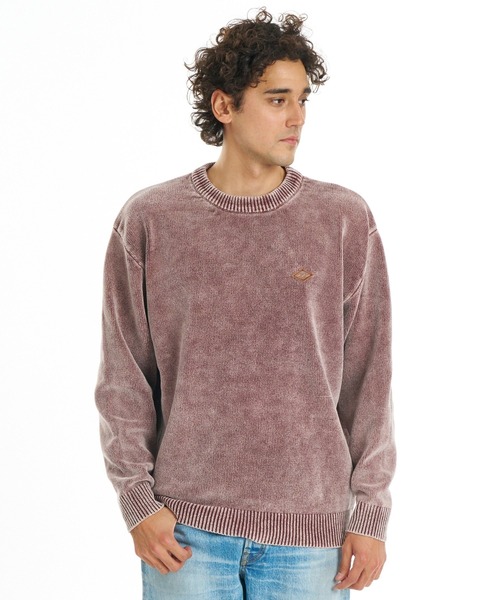 BILLABONG(ビラボン)の「BILLABONG メンズ WAVE WASHED CREW【2026年秋冬モデル】/ビラボンフェードクルーネックスウェット(スウェット・メンズ・ブラウン系その他/ブラック系その他/グレー系その他・LARGE/MEDIUM)」の3枚目の写真