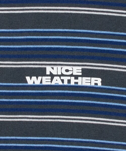 NICE WEATHER（ナイスウェザー）の「＜NICE WEATHER＞マルチボーダー ロングスリーブ Tシャツ（Tシャツ/カットソー・メンズ・ネイビー/ダークグレー・M/L/XS/S）」の11枚目の写真