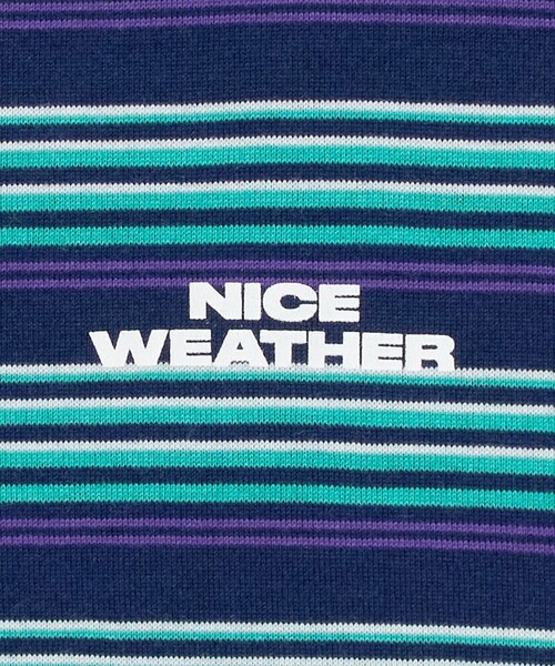 NICE WEATHER（ナイスウェザー）の「＜NICE WEATHER＞マルチボーダー ロングスリーブ Tシャツ（Tシャツ/カットソー・メンズ・ネイビー/ダークグレー・M/L/XS/S）」の15枚目の写真
