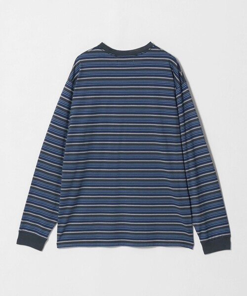 NICE WEATHER（ナイスウェザー）の「＜NICE WEATHER＞マルチボーダー ロングスリーブ Tシャツ（Tシャツ/カットソー・メンズ・ネイビー/ダークグレー・M/L/XS/S）」の20枚目の写真