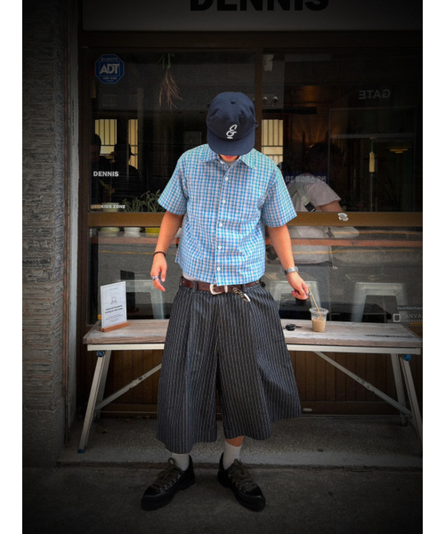 ROCKPSYCHO(ロックサイコ)の「ピンストライプバミューダショーツ(その他パンツ・メンズ・ブラック・LARGE/X-LARGE)」の6枚目の写真