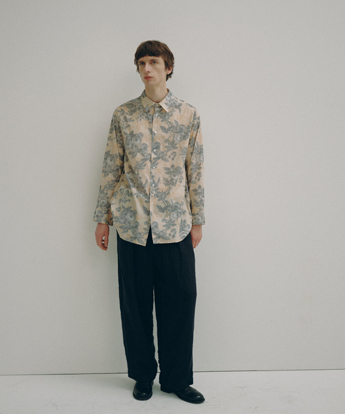 EDIFICE(エディフィス)の「Hedie.+ Blurred Flower Shirt(シャツ/ブラウス・メンズ・オレンジ・2/3)」の2枚目の写真