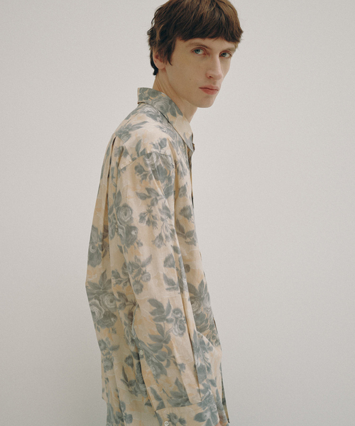 EDIFICE(エディフィス)の「Hedie.+ Blurred Flower Shirt(シャツ/ブラウス・メンズ・オレンジ・2/3)」の3枚目の写真