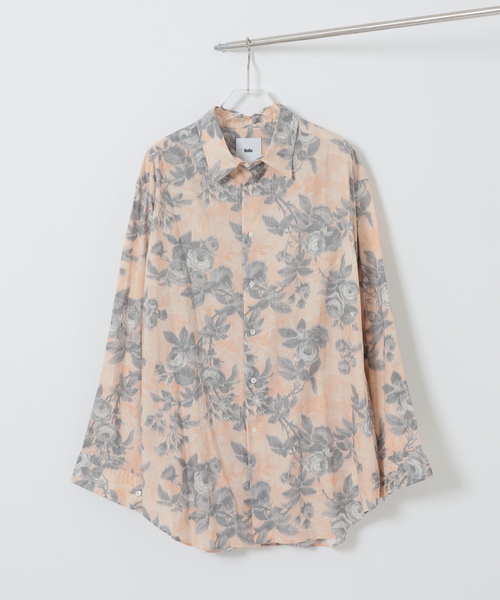 EDIFICE(エディフィス)の「Hedie.+ Blurred Flower Shirt(シャツ/ブラウス・メンズ・オレンジ・2/3)」の5枚目の写真