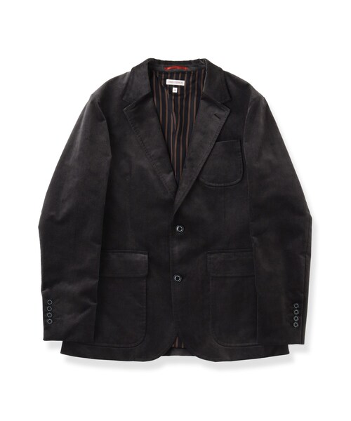 DRESSTERIOR(ドレステリア)の「【セットアップ可】ストレッチ カルゼジャケット(テーラードジャケット・メンズ・チャコールグレー/ネイビー・91/90/94/92)」の4枚目の写真