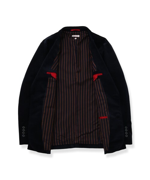 DRESSTERIOR(ドレステリア)の「【セットアップ可】ストレッチ カルゼジャケット(テーラードジャケット・メンズ・チャコールグレー/ネイビー・91/90/94/92)」の8枚目の写真