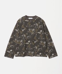 コットンポリエステル カモフラージュ ロングスリーブTシャツ