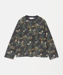 コットンポリエステル カモフラージュ ロングスリーブTシャツ