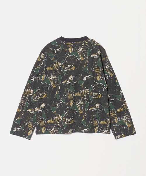 BEAUTY&YOUTH UNITED ARROWS(ビューティーアンドユースユナイテッドアローズ)の「コットンポリエステル カモフラージュ ロングスリーブTシャツ(Tシャツ/カットソー・レディース・オリーブ/ダークブラウン・FREE)」の3枚目の写真
