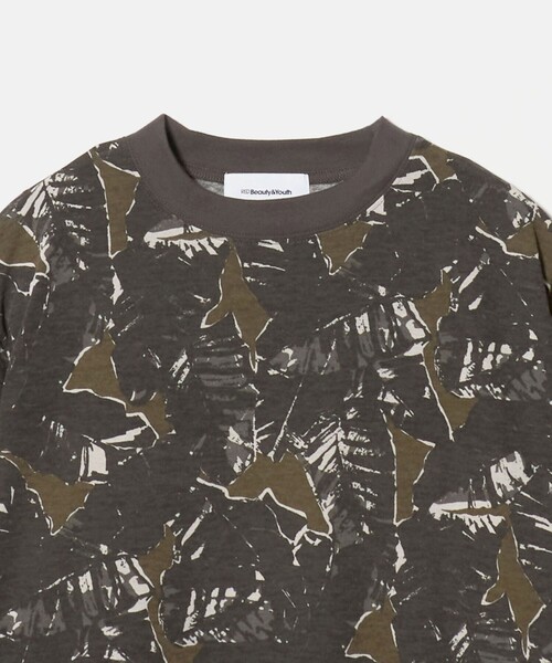 BEAUTY&YOUTH UNITED ARROWS(ビューティーアンドユースユナイテッドアローズ)の「コットンポリエステル カモフラージュ ロングスリーブTシャツ(Tシャツ/カットソー・レディース・オリーブ/ダークブラウン・FREE)」の7枚目の写真