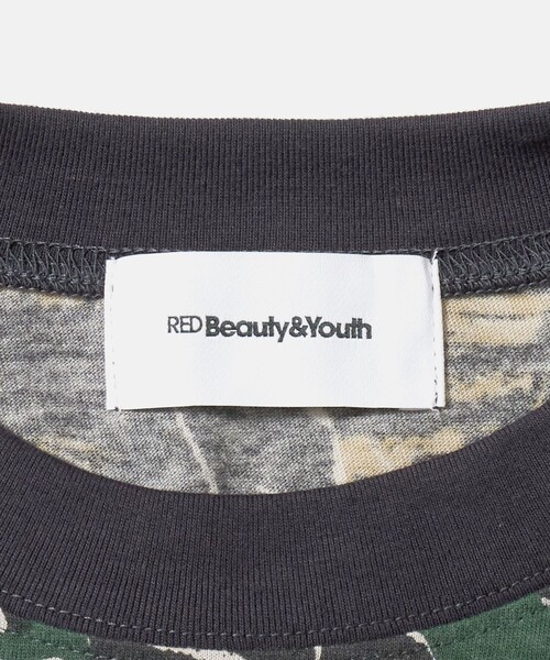 BEAUTY&YOUTH UNITED ARROWS(ビューティーアンドユースユナイテッドアローズ)の「コットンポリエステル カモフラージュ ロングスリーブTシャツ(Tシャツ/カットソー・レディース・オリーブ/ダークブラウン・FREE)」の9枚目の写真