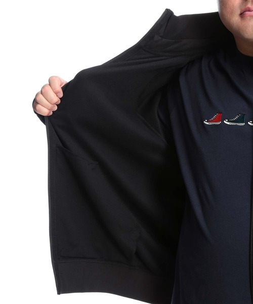 B&T CLUB(ビーティークラブ)の「トレーナー メンズ 大きいサイズ ポンチスウェット ボリュームネック レイヤードカラー ジップスウェット B&T CLUB (ビーアンドティークラブ)(スウェット・メンズ・ブラック/グレー・X2(4L~5L)/X1(3L~4L))」の21枚目の写真