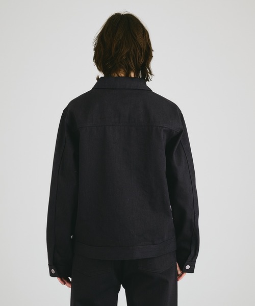 SELLE GLANT(セレグランテ)の「HEAVYWEIGHT BUTTON DESIGN DENIM JACKET / ヘビーウェイトボタンデザインデニムジャケット(デニムジャケット・メンズ・ダークグレー/ブラック/インディゴブルー・LARGE/MEDIUM/SMALL)」の9枚目の写真