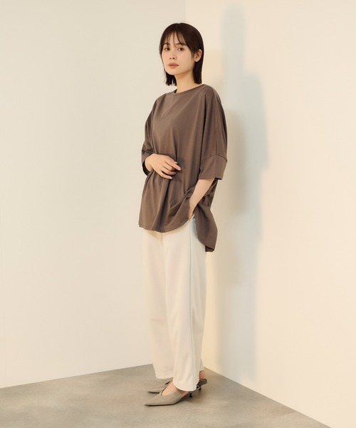 ketty(ケティ)の「【Smart-Glow】ウエストゴムワイドパンツ(その他パンツ・レディース・ブラック/ブラウン/ライトグレー・L/M)」の17枚目の写真
