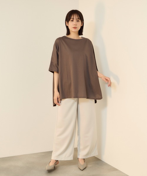 ketty(ケティ)の「【Smart-Glow】ウエストゴムワイドパンツ(その他パンツ・レディース・ブラック/ブラウン/ライトグレー・L/M)」の18枚目の写真