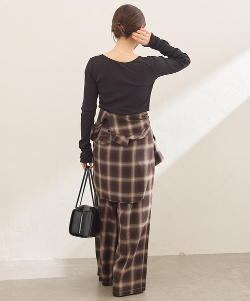 JOURNAL STANDARD（ジャーナルスタンダード）の「《追加2》シアーテレコHOOKヘンリー（Tシャツ/カットソー・レディース・ライトブルー/チャコールグレー/ブラック・FREE）」の8枚目の写真