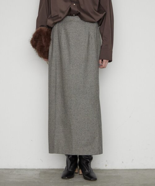 LOUNGEDRESS(ラウンジドレス)の「ガンクラブチェックタイトスカート(スカート・レディース・ブラック・38/36)」の2枚目の写真