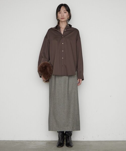 LOUNGEDRESS(ラウンジドレス)の「ガンクラブチェックタイトスカート(スカート・レディース・ブラック・38/36)」の8枚目の写真