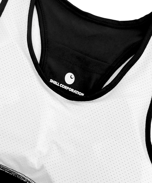 SHELL CORPORATION（シェルコーポレーション）の「3M リフレクティブ ポケット タンクトップ - 2色展開（チューブトップ・レディース・ホワイト/ブラック・SMALL/MEDIUM/LARGE）」の6枚目の写真