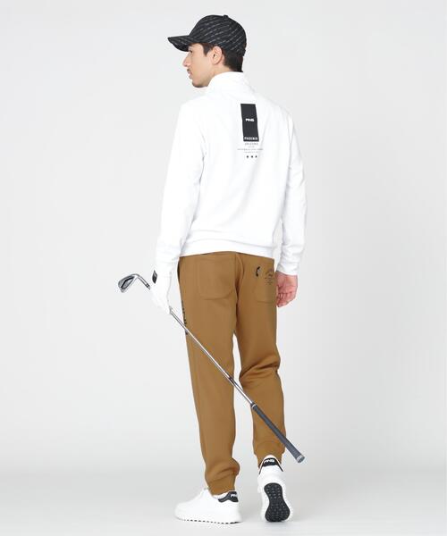 PING（ピン）の「【PING APPAREL】メッシュリバーニットハーフジップカットソー (MENS)（スウェット・メンズ・カーキ/ホワイト/ベージュ/ブラック・L/LL1/S/LL/M）」の14枚目の写真