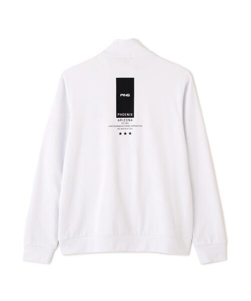 PING（ピン）の「【PING APPAREL】メッシュリバーニットハーフジップカットソー (MENS)（スウェット・メンズ・カーキ/ホワイト/ベージュ/ブラック・L/LL1/S/LL/M）」の17枚目の写真
