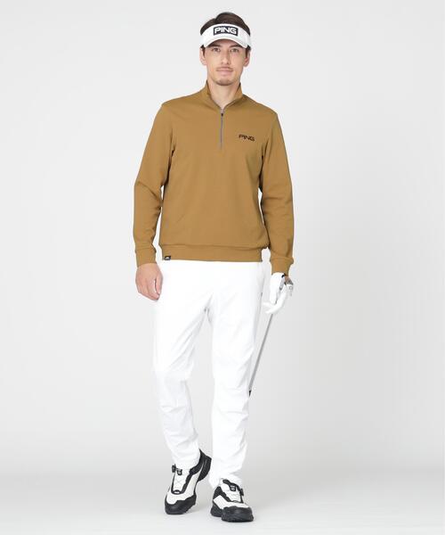 PING（ピン）の「【PING APPAREL】メッシュリバーニットハーフジップカットソー (MENS)（スウェット・メンズ・カーキ/ホワイト/ベージュ/ブラック・L/LL1/S/LL/M）」の20枚目の写真