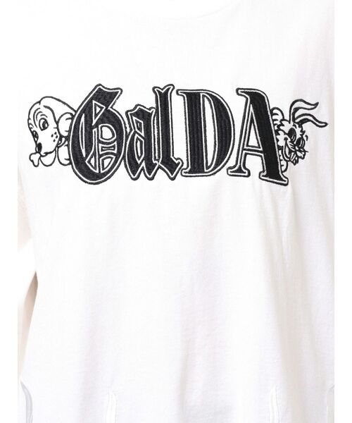 GALFY(ガルフィー)の「GYDA×GALFY bijou fire patternロンT(Tシャツ/カットソー・レディース・ブラック/オフホワイト・FREE)」の13枚目の写真