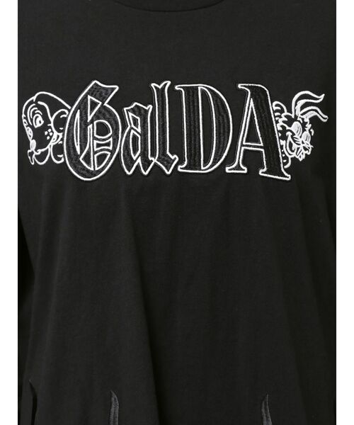 GALFY(ガルフィー)の「GYDA×GALFY bijou fire patternロンT(Tシャツ/カットソー・レディース・ブラック/オフホワイト・FREE)」の12枚目の写真