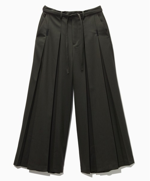 HARE(ハレ)の「【NARRIL】ORIGATA-STYLE HAKAMA Slacks(その他パンツ・メンズ・ブラック/カーキ・MEDIUM/SMALL)」の1枚目の写真