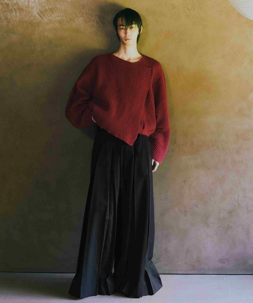 HARE(ハレ)の「【NARRIL】ORIGATA-STYLE HAKAMA Slacks(その他パンツ・メンズ・ブラック/カーキ・MEDIUM/SMALL)」の8枚目の写真