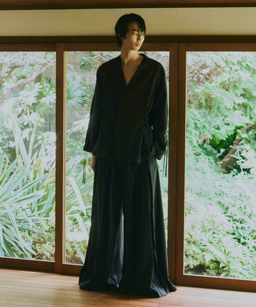 HARE(ハレ)の「【NARRIL】ORIGATA-STYLE HAKAMA Slacks(その他パンツ・メンズ・ブラック/カーキ・MEDIUM/SMALL)」の9枚目の写真