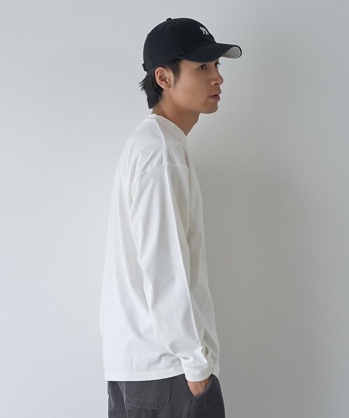 coen(コーエン)の「【WEB限定】モジャッシュ胸ポイントロングスリーブTシャツ(Tシャツ/カットソー・メンズ・マスタード/ターコイズブルー系/ブラック/その他2/その他1/ホワイト・L/M)」の22枚目の写真