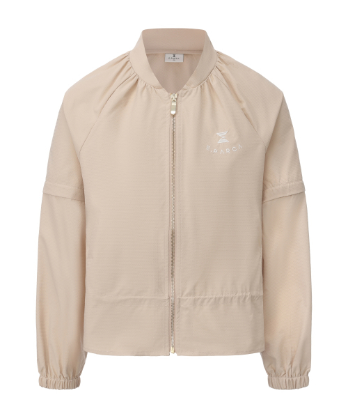 E.PARCA(イパルカ)の「フローレンス ウィンドジャケット(ナイロンジャケット・レディース・ベージュ・MEDIUM/LARGE/SMALL)」の8枚目の写真